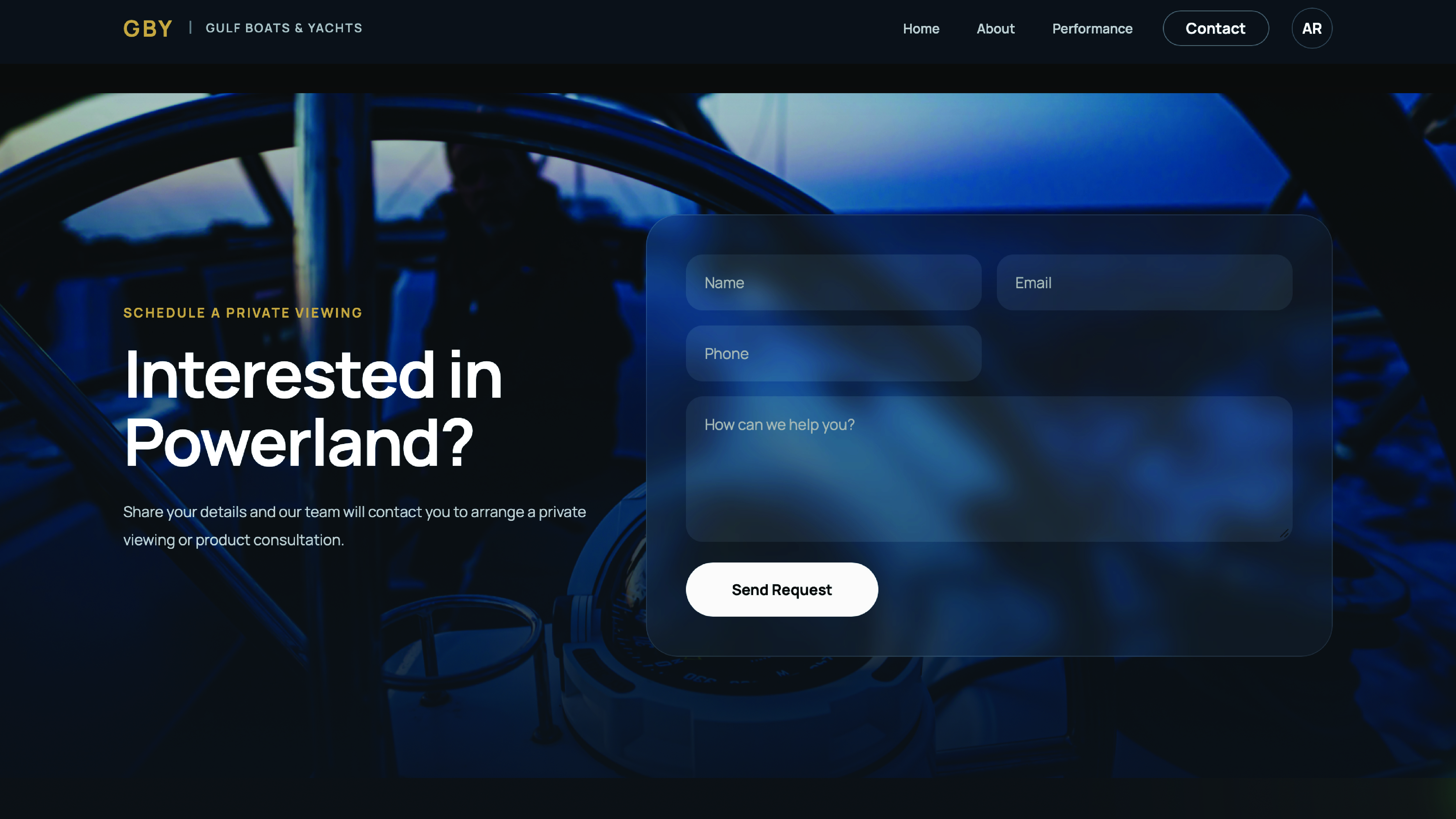 GBY bilingual website about section
